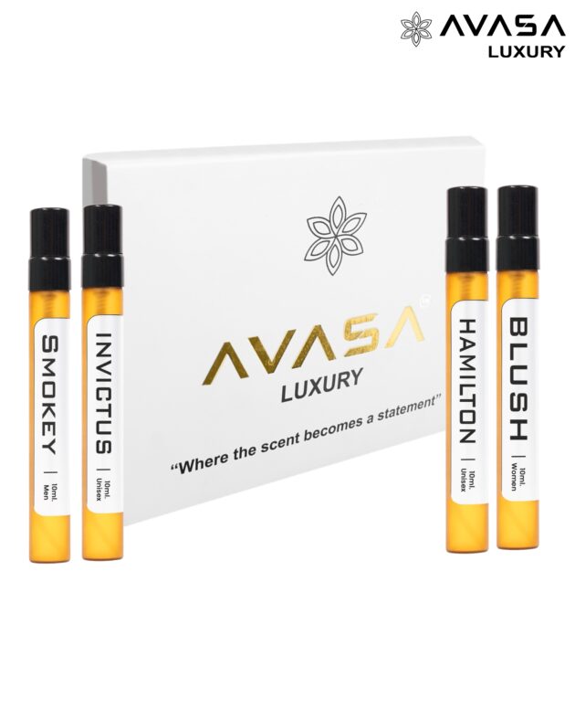 Discovery Set Perfumes – Unbox Your Signature Scent                 "Each bottle 10ml"
